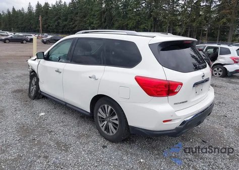2017 Nissan Pathfinder Sl z USA, uszkodzony, nr VIN 5N1DR2MM9HC633876